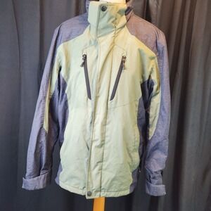 Zero‎ Exposur Full Zip 4-pocket Water Repellant Men's  (L) Green Ski Jacket